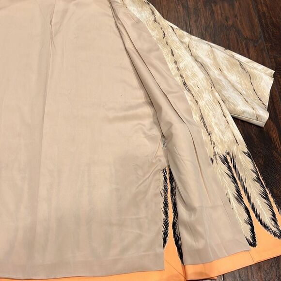 Shamask size 1 women’s size 6 open front cotton blazer with silk lining all over - Picture 5 of 11